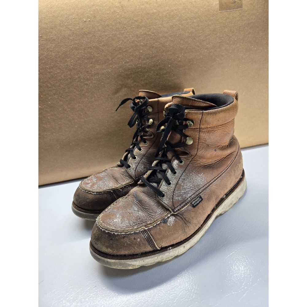 Irish Setter Wingshooter Waterproof Leather Moc Toe Wedge Boots Mens 11.5